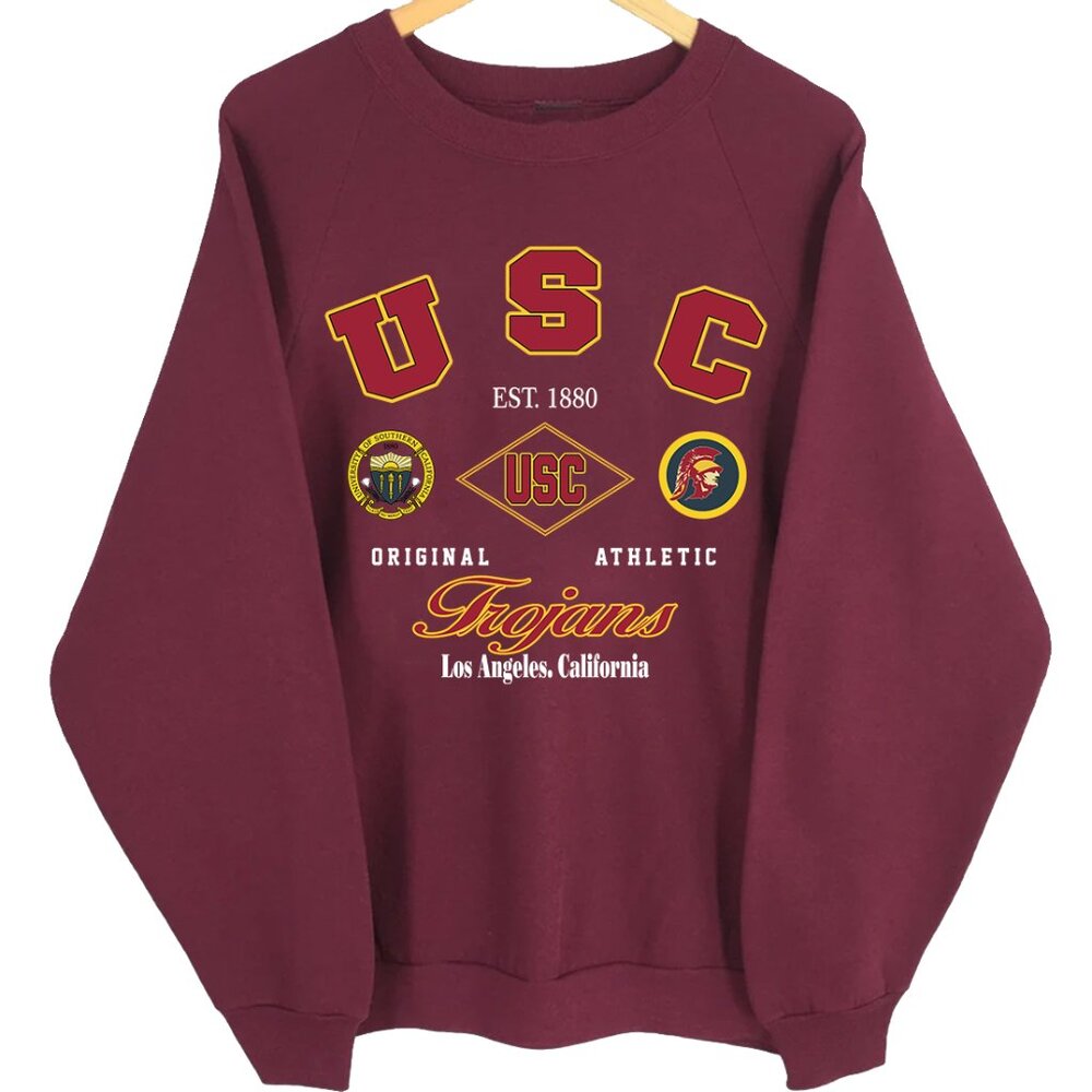 NCAA USC Southern California Trojans Varsity Teams Shirt Sweatshirt Sweater